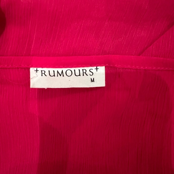 Rumours Sheer Blouse, Size M - Picture 5 of 6